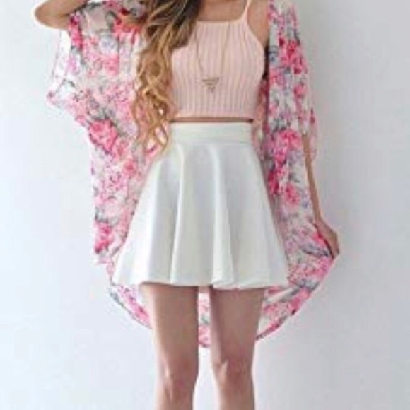 Dresses & Skirts - 🌞 NWOT white skater skirt